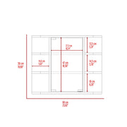 DEPOT E-SHOP White / Modern / 1 Medicine Cabinets