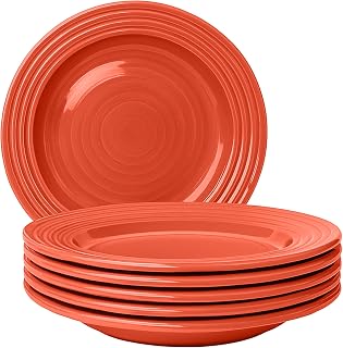 Tuxton Home THCNA104-6B Concentrix Dinner Plate, 10.5-Inch, Blush Pink