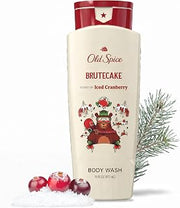 Old Spice Body Wash for Men, Holidudes Holiday Edition, 24/7 Holiday Freshness, Lasting Scent and Rich Lather, Stocking Stuffer, BruteCake with Iced Cranberry Scent, 16 oz