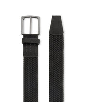 Voodoo 2.0 Belt by TravisMathew – LG (33-38), Cotton Blend, Black, Model 1MAA252