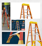 Werner 1 / 4 feet / Orange Step Ladders