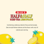 AriZona Diet Arnold Palmer / 22 Fl Oz (24 Pack) / 1 Lemonade