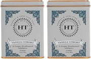 Harney & Sons Tea Decaffeinated, Great Present Idea, Vanilla Comoro, 1.4 oz Tin (20 Sachets) (Pack of 2)