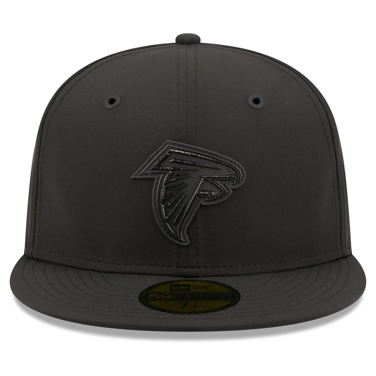 Men's Black Atlanta Falcons 2026 Sideline 59FIFTY Fitted Hat by New Era – 7 5/8, 84% Polyester/16% Elastane, Atlanta Falcons, Black, Model 26 Nfl Sideline 59fifty Cw
