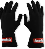 RaceQuip RQP 350005 RQP 350 Series Racing Gloves Single Layer Black/White Large