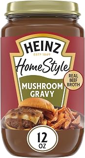 Kraft Heinz HomeStyle Gravy, Mushroom, 12 oz Jar