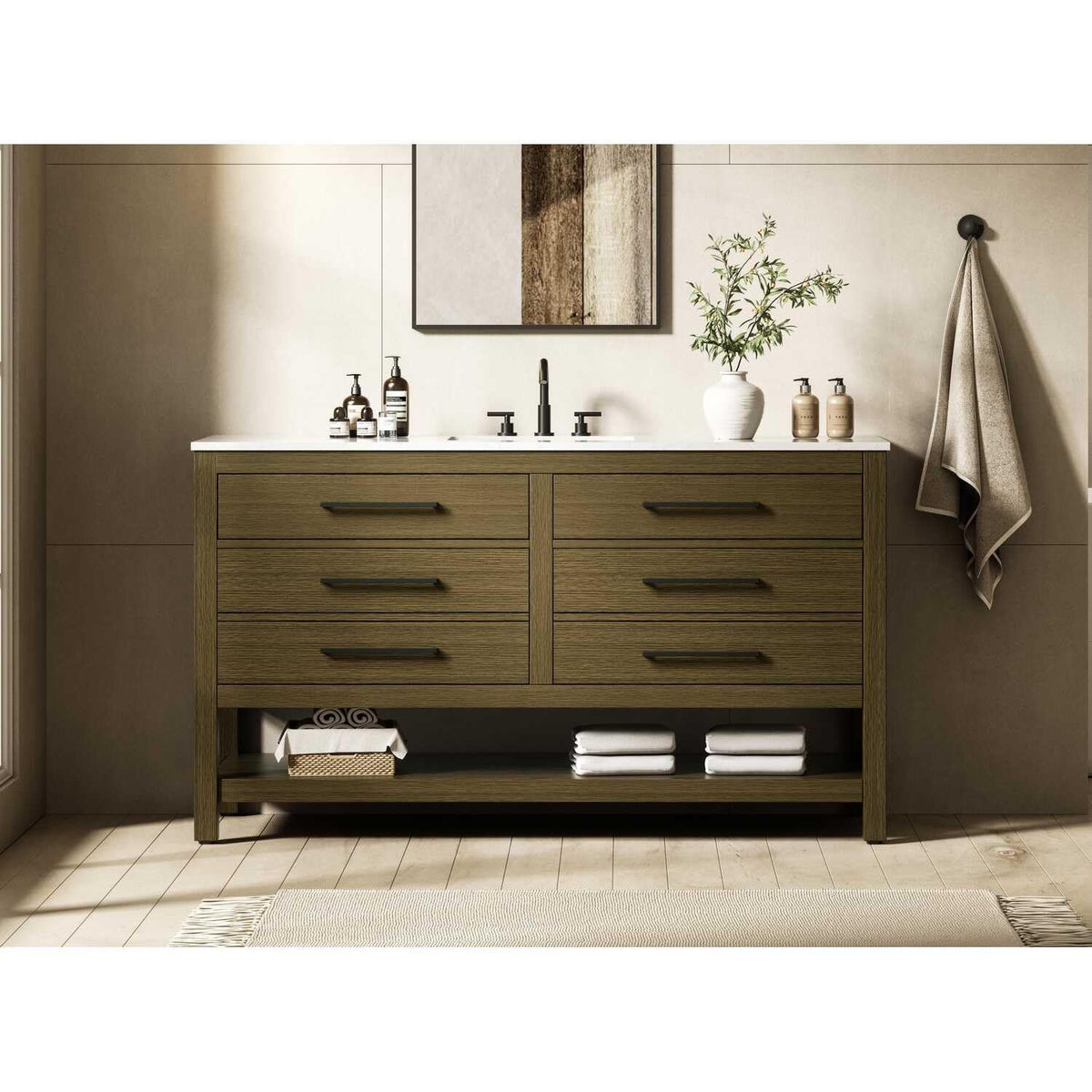 Bathroom Vanity Chestnut Brown by karson – Chestnut Brown