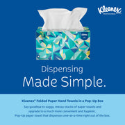 Kleenex Professional Paper Hand Towels – Bulk, 18 Boxes x 120 Sheets (01701)