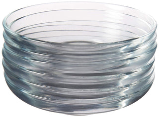 Turkish Glass Saucers Tea Plates by Pasabahce – Large, Glass, Pack of 12, Model 1221