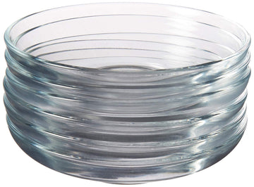 Turkish Glass Saucers Tea Plates by Pasabahce – Large, Glass, Pack of 12, Model 1221