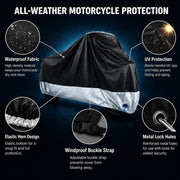 Motorcycle Cover for Cobra CX50 SRX FWE 2021 by IYBHUCX – normal, B Black, Model 76820_IYBHUCX-9927270-Z5-02
