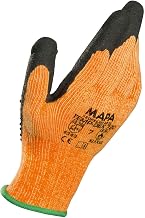 MAPA Temp-Dex Plus 720 Nitrile Mediumweight Glove, 10-1/4" Length, Size 11, Orange (Pack of 1 Pair)