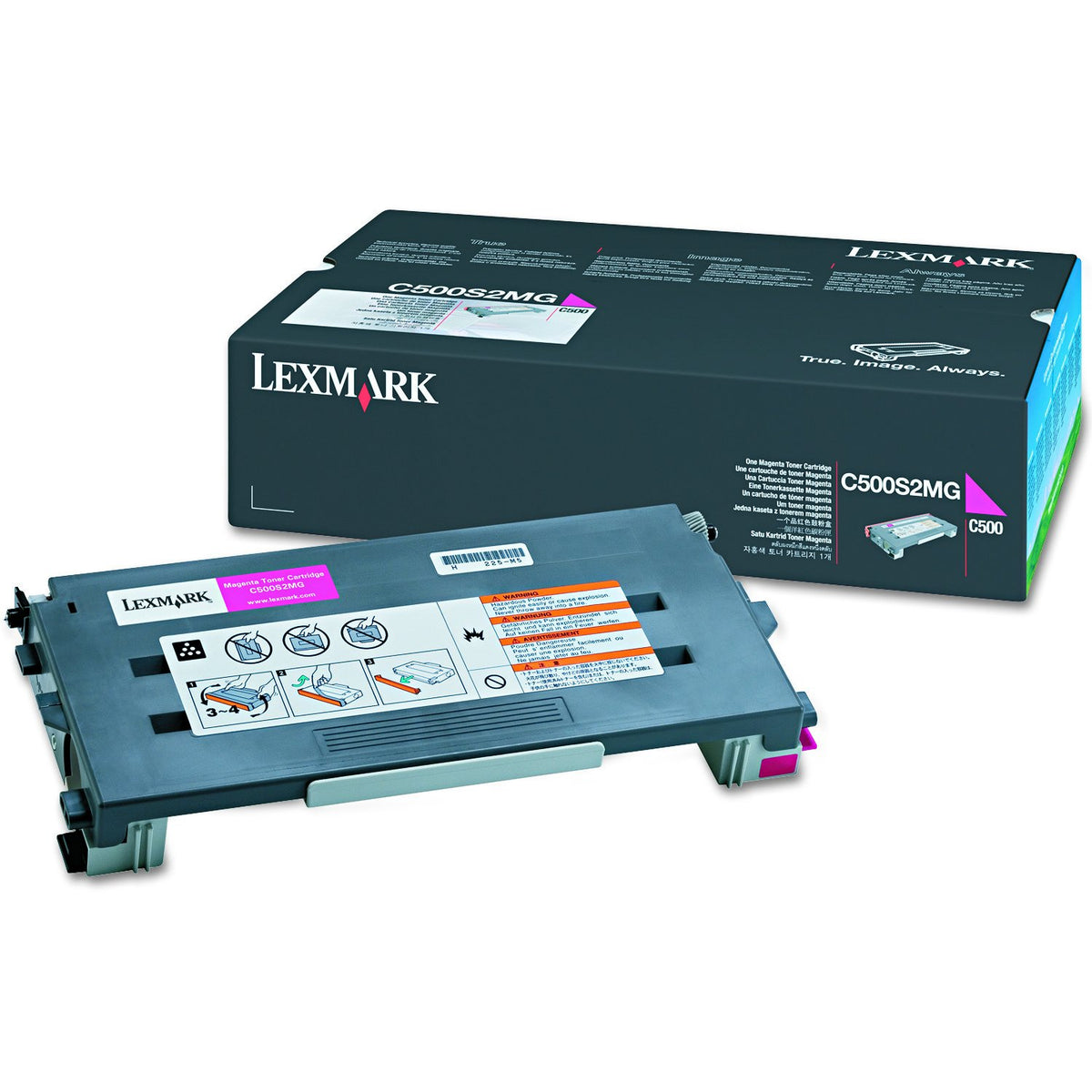 C500S2MG LEX C500 Magenta Toner Cartridge by Lexmark – Magenta, Model 60951