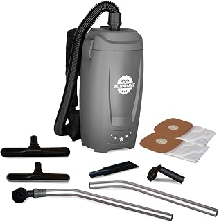 Tomahawk Power Electric Backpack Vacuum 6 qt Lightweight Commercial High-Performance Cleaning Solution