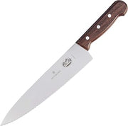 Victorinox 10-Inch Wavy/Straight Edge Sandwich Knife, Rosewood Handle