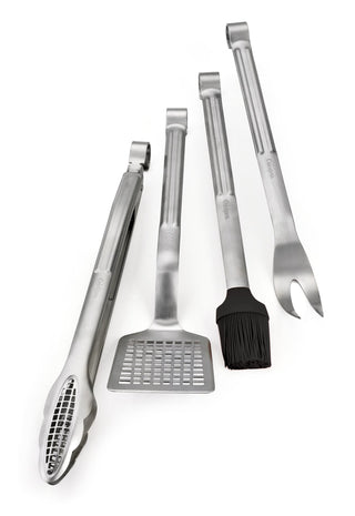 Stainless Steel 4-Piece Barbecue Set by Cuisipro – 18-10 Steel, Stainless Steel, Pack of 4, Model 747327