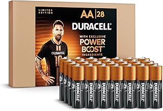DURACELL x Messi Coppertop AA Batteries, 28 Count, Limited Edition