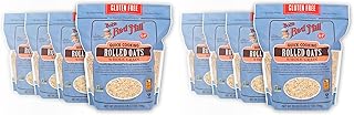 Bob's Red Mill Gluten Free Quick Cooking Rolled Oats, 28oz (Pack of 8) - Non GMO, Whole Grain, Vegan, Kosher