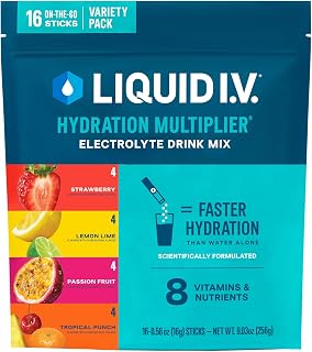Liquid I.V. Electrolyte Powder, Signature Variety Pack, 16 Count