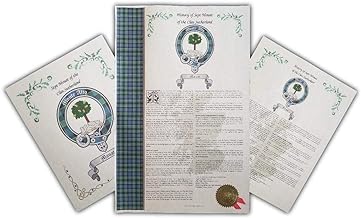 Mr Sweets Erwyn Scottish Clan & Sept History 3 Print Combo - Tartan, Buckle, Crest, Last Name Surname Meaning, Genealogy, Family Tree Research Aid, Roots, Ancestry, Ancestors and Namesakes