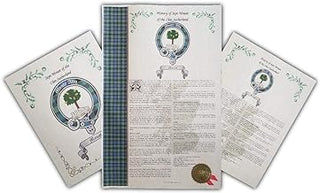 Mr Sweets Erwyn Scottish Clan & Sept History 3 Print Combo - Tartan, Buckle, Crest, Last Name Surname Meaning, Genealogy, Family Tree Research Aid, Roots, Ancestry, Ancestors and Namesakes