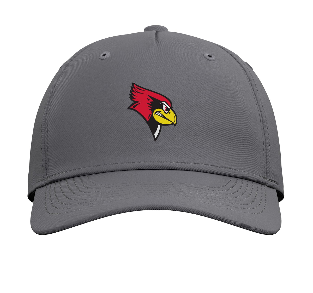 Winston Redbirds Adjustable Printed Baseball Hat by Winston High School, Winston, MO 64689 – Cotton, Slate Grey