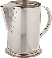 Winco 64 oz Stainless Steel Pitcher - Mirror Finish, Ice Guard | Ice guard, Restaurant service, Great for Water, Iced Tea, Lemonade and Juice