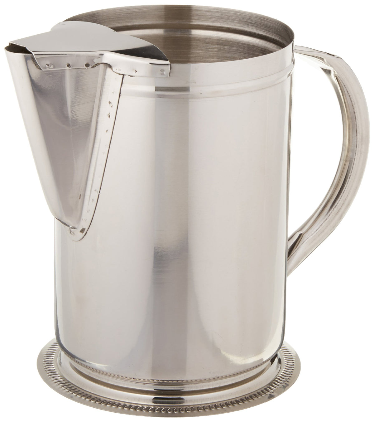 64 oz Stainless Steel Pitcher - Mirror Finish by Winco – 64 Ounces, Stainless Steel, Model WPG-64