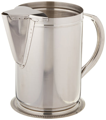 64 oz Stainless Steel Pitcher - Mirror Finish by Winco – 64 Ounces, Stainless Steel, Model WPG-64