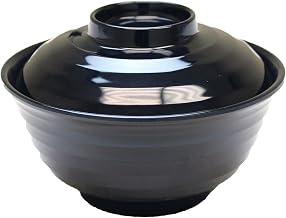 Thunder Group Two tone melamine dinnerware collection 10 oz, 4 3/4" soup vegetable bowl (l), comes in dozen