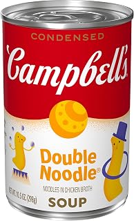 Campbell's Condensed Kids Double Noodle Soup, 10.5 oz Can