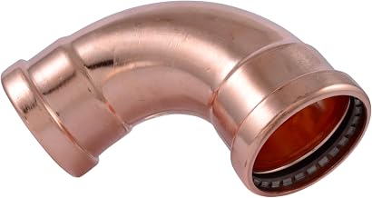 SharkBite 3 x 3 Inch 90 Degree Elbow, Copper Press Plumbing Fitting, UPR0279