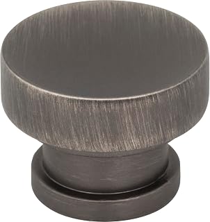 Elara 1-1/4" Diameter Round Knob, Brushed Pewter