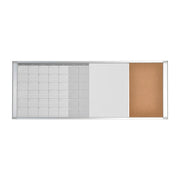 MasterVision 1 / 48"W x 18"H / Calendar/Cork/Dry Erase Dry Erase Boards