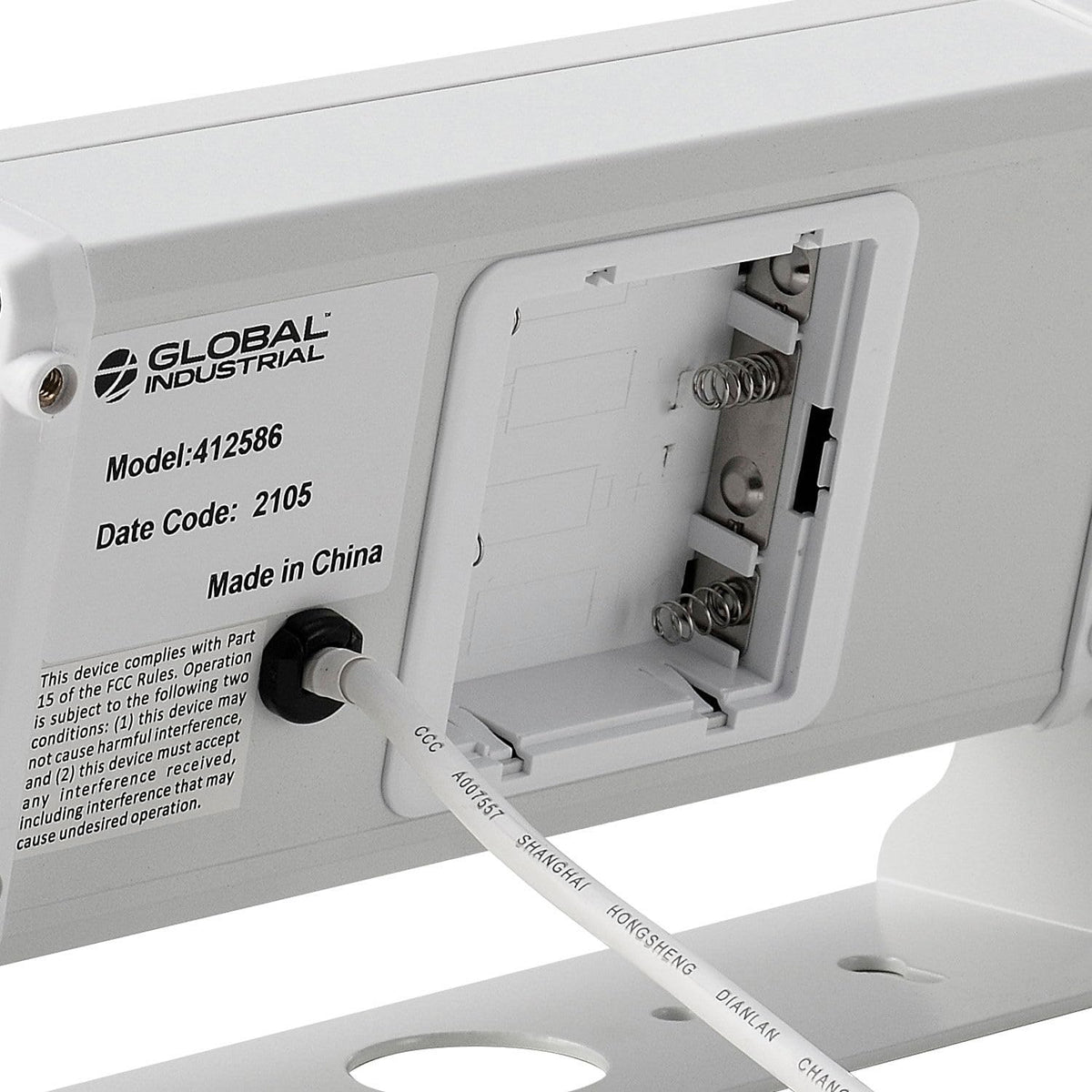 Replacement LCD Indicator for 244701 & by Global Industrial – Aluminum, White, Model EHI-E1 white