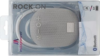 Max Power Bluetooth Speaker with Clip, Gray, MPCLIPGRY, 5 Watts, Portable