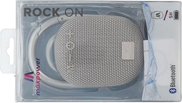 Max Power Bluetooth Speaker with Clip, Gray, MPCLIPGRY, 5 Watts, Portable
