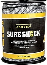 Zareba Systems HDT500W2-Z Electric Fence Tape, White