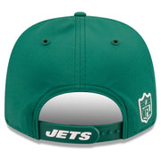 Men's Green New York Jets 2026 Sideline Throwback 9SEVENTY Adjustable Hat by New Era – 84% Polyester/16% Elastane, New York Jets, Green, Model 26 Nfl Sideline 9seventy Ss