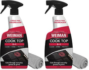 Weiman 22 Fl Oz (Pack of 2) / 22 Oz With Microfiber Cloth / 2 Cooktop Cleaners