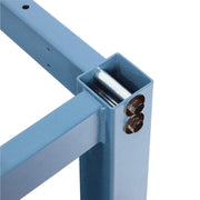 Workbench Frame-Blue by Global Industrial – 27.56"L x 93.63"W x 4.5"H, Steel, Blue, Model 249604BL