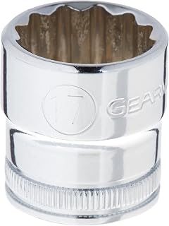 GEARWRENCH 3/8" Drive Standard Metric Socket 17mm, 12 Point - 80493