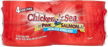 Chicken of the Sea Skinless Boneless Pink Salmon, 20 Ounce -- 6 per case.