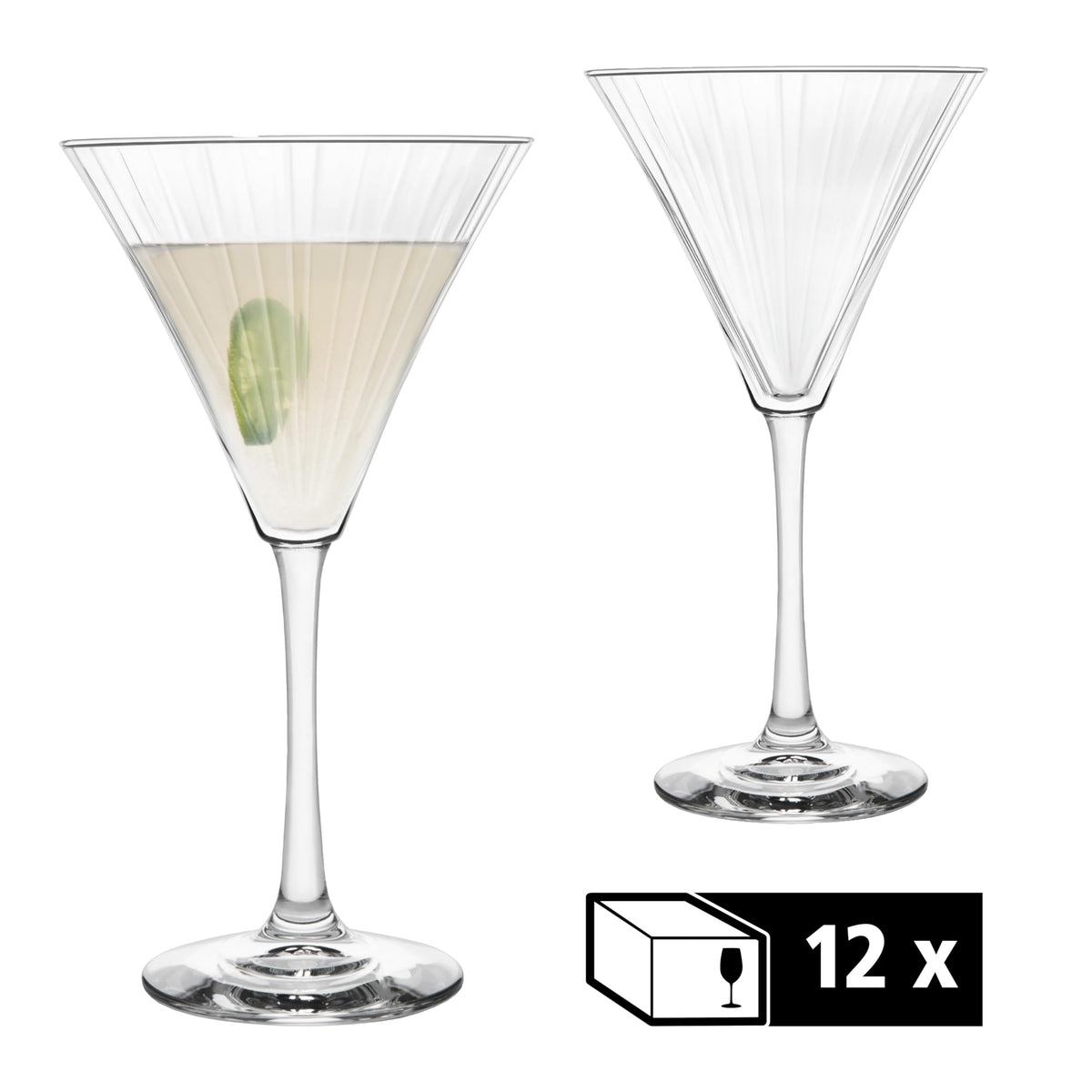 Libbey 9.5 Ounces / Transparent / Modern Martini Glasses