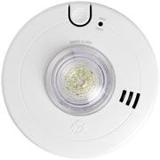 BRK Hardwired Hearing Impaired Smoke Detector with LED Strobe Light by First Alert – white, Model 7020BSL
