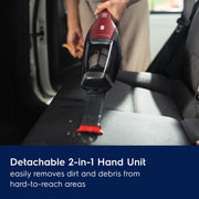 Ergorapido Pet Cordless 2-in-1 Vacuum Cleaner with Motorized Pet Nozzle for Easy Pet Hair Removal by Electrolux – 0.5 liters, Chili Red, Model EHVS3510AR