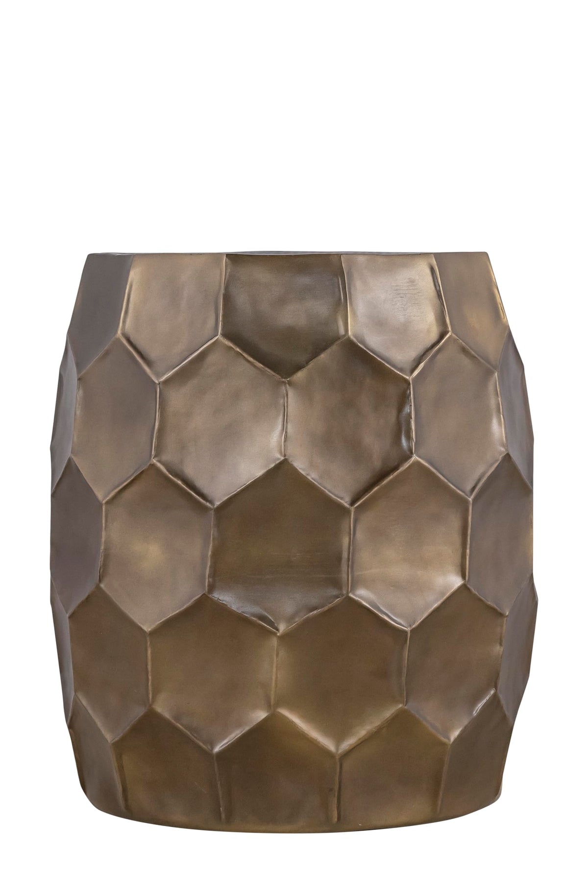 18" Vintage Styled Coffee Table by VUSVAB – Aluminum, Gold