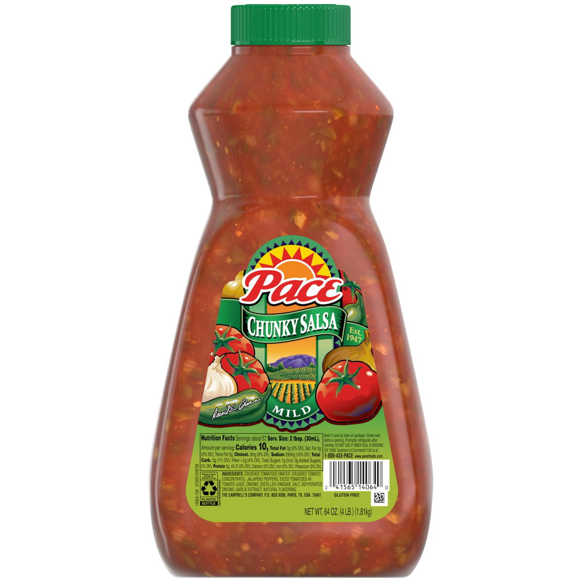 Chunky Mild Salsa by Pace – 64 Ounce (Pack of 1), Model 200650024685