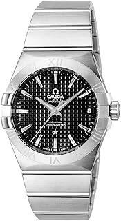 Omega Constellation Black Dial Stainless Steel Mens Watch 123.10.38.21.01.002