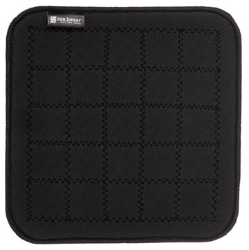 Hot Pad by Carlisle FoodService Products – 7" x 7", Neoprene, Black, Model UHP77BK